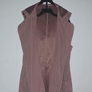 Staccato pink faux suede vest